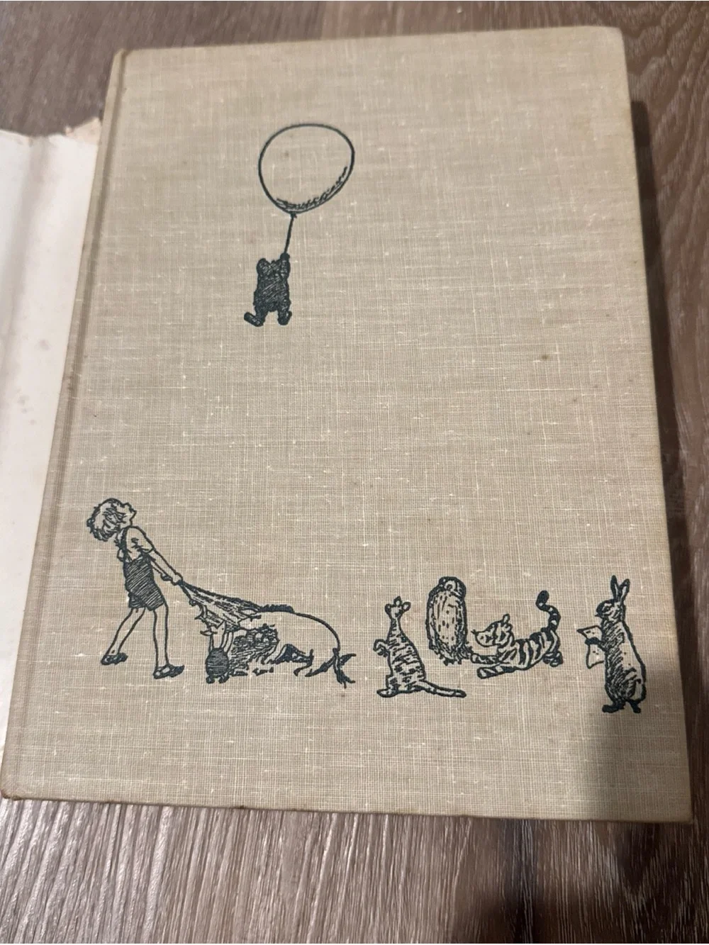 The World of Pooh A A Milne 1957 Illustrated Book, Hardcover With Dust Jacket